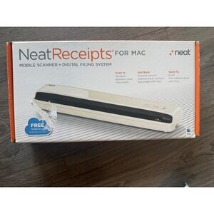 Neat Receipts Mobile Document Scanner Digital Filing System USB PC/Mac